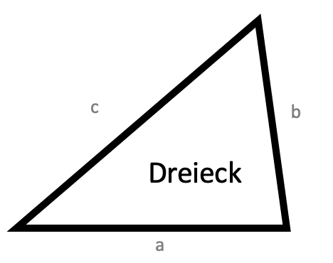 Umfang eines Dreiecks berechnen
