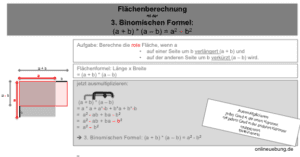 3. Binomische Formel leicht erklärt