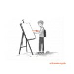 Englische Redewendungen und Idiome - Drawing a blank.