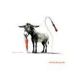 Englische Redewendungen und Idiome - Carrot and stick.